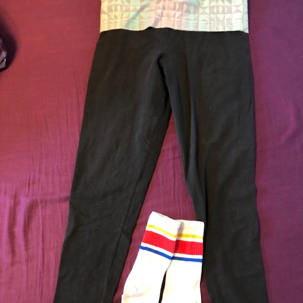 Pink Leggings and Socks